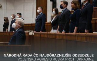 Národná rada odsudzuje vojenskú agresiu